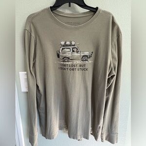 Men’s Life is Good Long Sleeve Tee